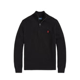 Polo Ralph Lauren QUARTER ZIP KNIT SWEATER, Black