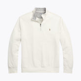 Ralph Lauren Luxus-Jersey-Pullover mit Viertelreißverschluss