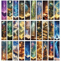Set of 30 Wizarding Fantasy Bookmarks – Magical Page Markers for Students & Book Lovers